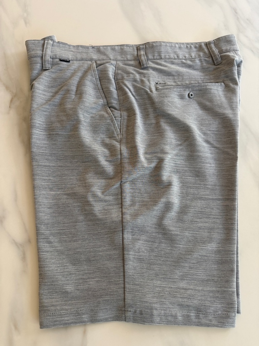 Hurley Light Grey H2O Quick Dry Performance Shorts Size 36